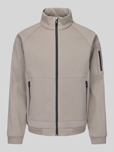BOSS Green Regular Fit Jacke aus Polyester mit Cord- und Fleece-Partien Sand 2