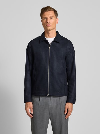 Tiger Of Sweden Jack van wolmix met tweewegsritssluiting Donkerblauw - 4