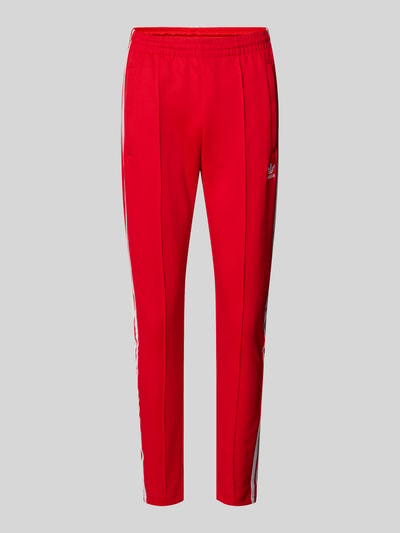 adidas Originals Slim Fit Sweatpants mit fixierten Bügelfalten Rot 2