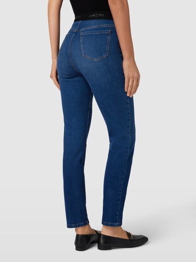 Marc Cain Jeans met elastische band, model 'SIENA' Blauw - 5