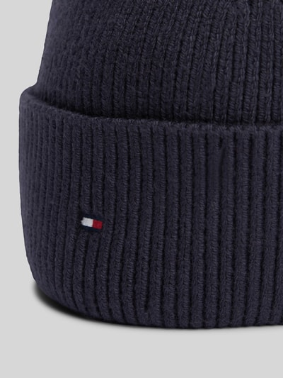 Tommy Hilfiger Mütze aus Baumwoll-Mix mit Woll-Anteil Marine 2