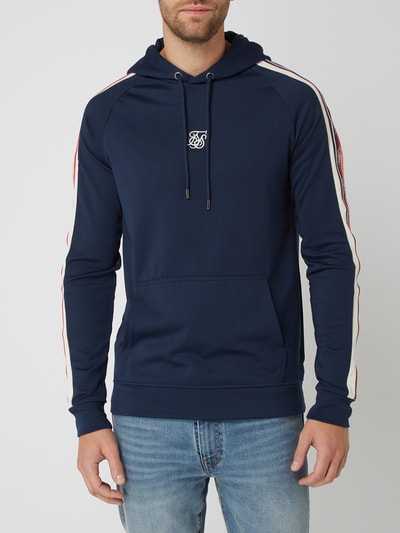 SIK SILK Hoodie met raglanmouwen  Marineblauw - 4