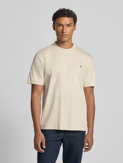 BOSS Regular Fit T-Shirt aus reiner Baumwolle Modell 'TAUT' Offwhite 4