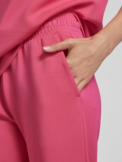 Christian Berg Woman Wide Leg Sweatpants mit elastischem Bund Pink 3