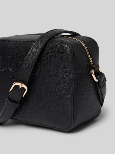 Liu Jo White Handtasche mit Strukturmuster Modell 'HALONA' Black 3