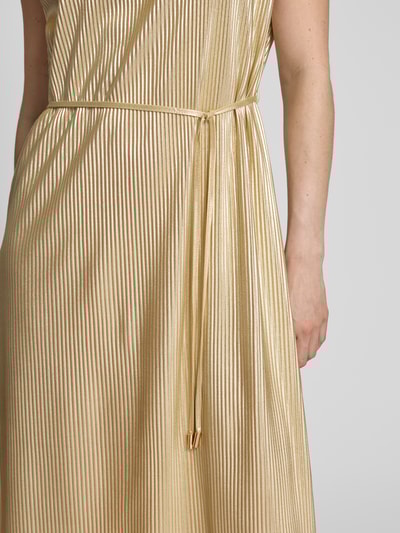 B.Young Midikleid mit Rundhalsausschnitt Modell 'PILLE' Gold 3