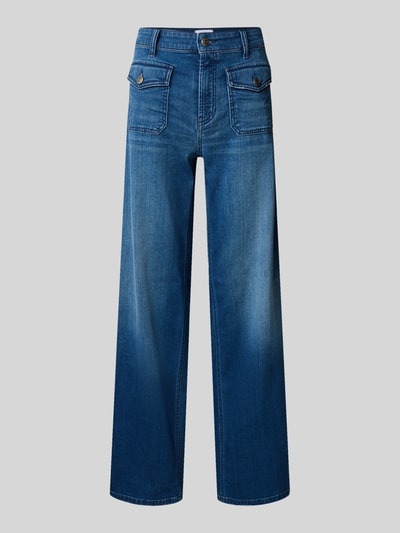 Cambio Jeans mit aufgesetzten Pattentaschen Modell 'AIMEE' Jeansblau 2