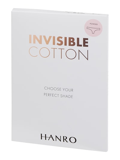 Hanro String met stretch - naadloos, model 'Invisible Cotton' Ecru - 2