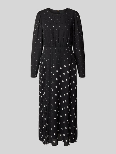 Marc Cain Sukienka midi z okrągłym dekoltem Czarny 2