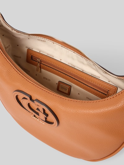 Guess Handtasche mit Label-Detail Modell 'CALEBRA HOBO SHOULDER BAG' Cognac 5