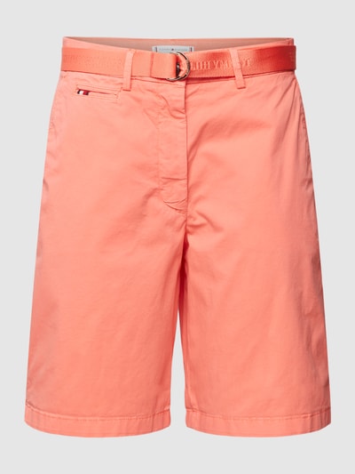 Tommy Hilfiger Shorts mit Label-Detail Koralle 2