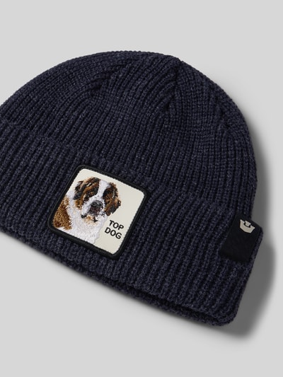 GOORIN BROS. Beanie met motiefpatch, model 'THE TOP BEANI' Koningsblauw - 2