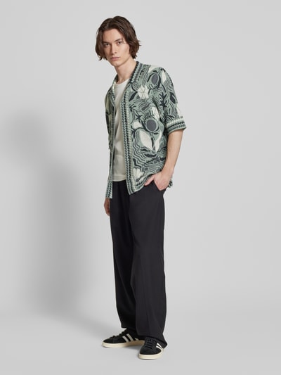 Only & Sons Relaxed Fit Freizeithemd mit Resortkragen Modell 'DUKE' Hellgruen 1