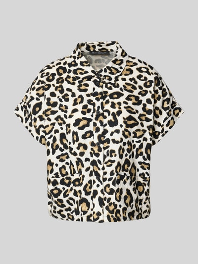 Betty Barclay Boxy Fit Bluse aus Leinen-Viskose-Mix Beige 2