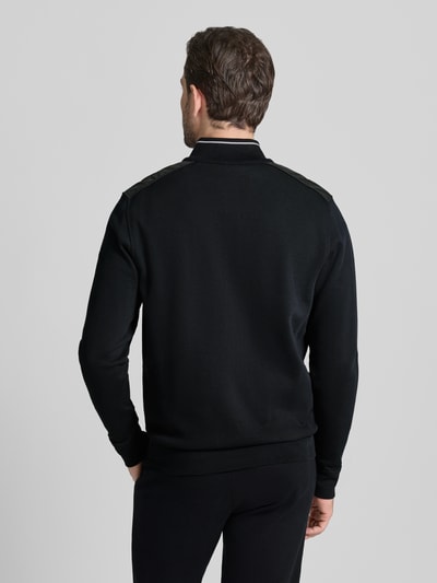 bugatti Sweatjacke mit Stehkragen Black 5