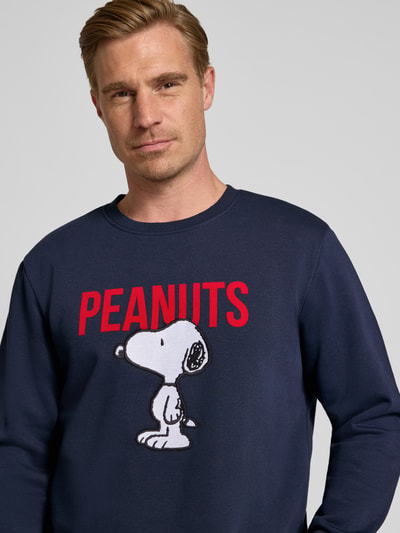 Tom Tailor Relaxed Fit Sweatshirt aus Baumwoll-Mix Marine 3