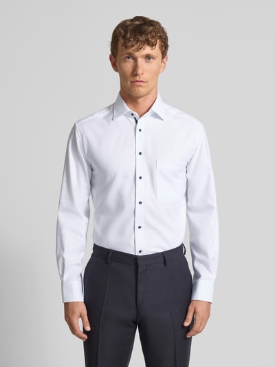 ETERNA Comfort Fit Business-Hemd mit Knopfleiste Weiss 4