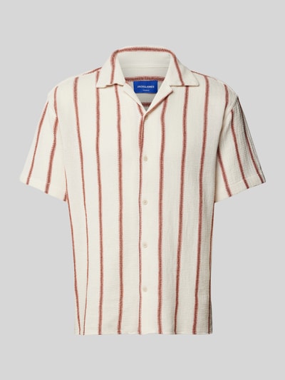 Jack & Jones Regular fit vrijetijdsoverhemd met resortkraag, model 'COBA' Rood - 2
