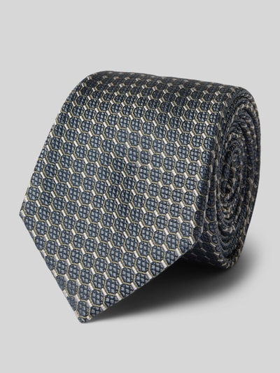 JOOP! Collection Krawat z czystego jedwabiu Złamany biały 1