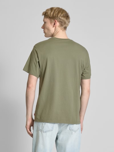 Levi's® T-Shirt mit Label-Stitching Oliv 5