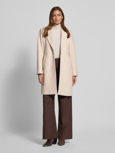 Liu Jo White Płaszcz z połami Écru 1