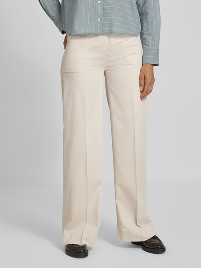 Raffaello Rossi Spodnie z szerokimi nogawkami z mieszanki wiskozy model ‘MIRU’ Piaskowy 4