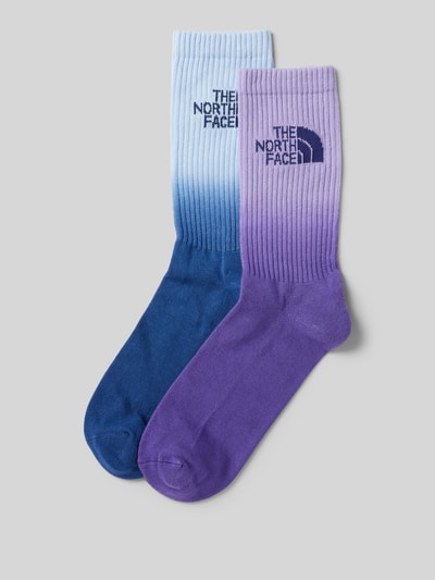 The North Face Socken mit Label-Print Modell 'Everyday' im 2er-Pack Violett 1