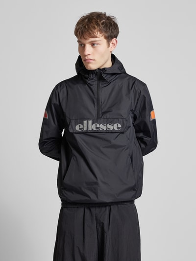 Ellesse Sweatjacke mit Label-Print Modell 'ACERA' Black 4