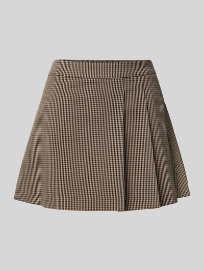 Gina Tricot Minirock mit Viskose-Anteil in Falten-Optik Sand 2