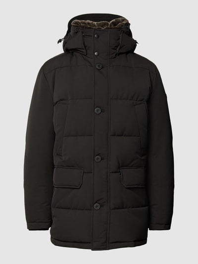 Strellson Parka mit Knopf- und Reißverschluss Black 2