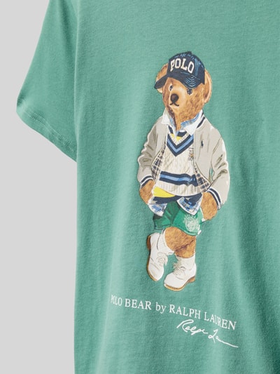 Polo Ralph Lauren Teens T-Shirt mit Label-Print Gruen 2