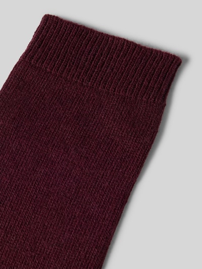 Falke Sokken met hoogwaardige mix van wol en kasjmier, model 'COSY WOOL' Bordeaux - 2