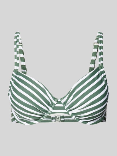 VENICE BEACH Bikini-Oberteil mit vorgeformten Cups Modell 'Summer' Oliv 1