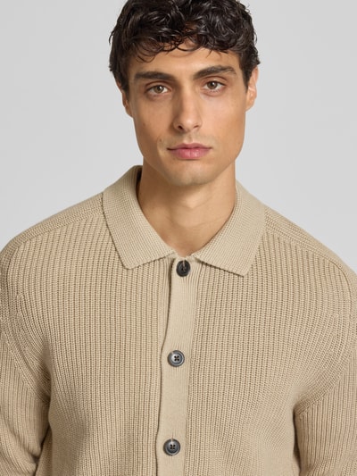 OLYMP Level Five Vest met knoopsluiting Ecru - 3