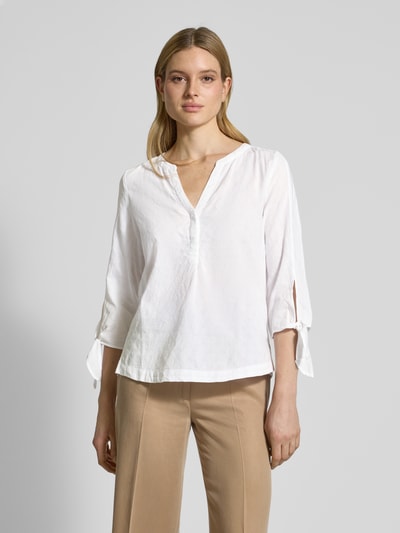 Christian Berg Woman Regular Fit Tunika mit Knotendetails Weiss 4