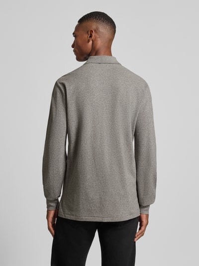 Polo Ralph Lauren Poloshirt mit Label-Stitching Hellgrau 5