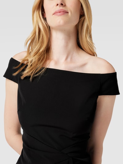Lauren Dresses Sukienka koktajlowa z odkrytymi ramionami model ‘SARAN SHORT’ Czarny 3
