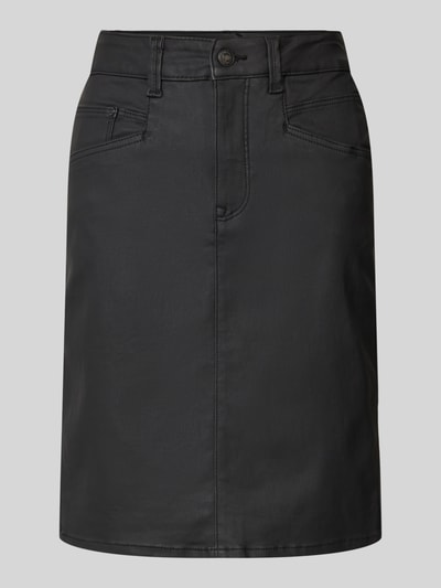 Tom Tailor Regular Fit Mini-Rock mit Coating Black 2