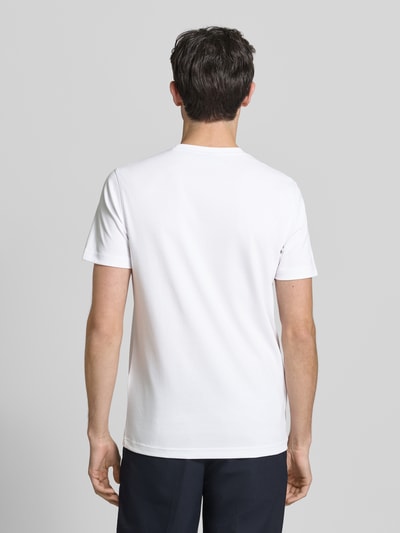 Christian Berg Men T-Shirt mit Rundhalsausschnitt und Brusttasche Weiss 5