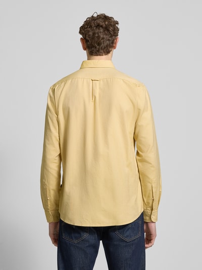 BOSS Orange Regular Fit Freizeithemd aus reiner Baumwolle Modell 'Rickert' GELB 5