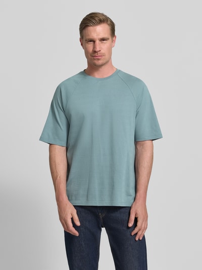 CK Calvin Klein Regular Fit T-Shirt aus reiner Baumwolle Helltuerkis 4