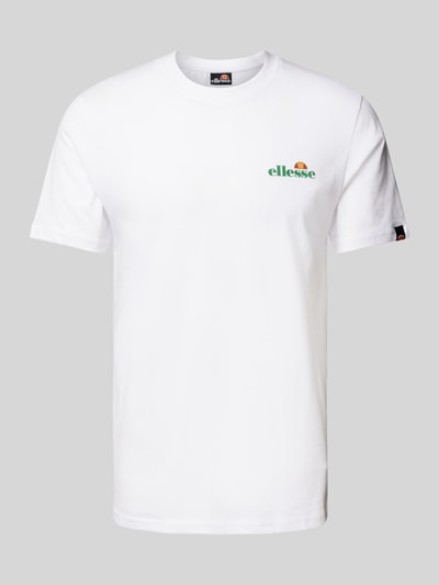 Ellesse T-shirt met labelprint, model 'LIAMMO' Wit - 2