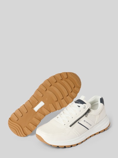 Tom Tailor Low Top Sneaker mit Label-Detail Weiss 4