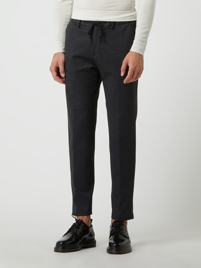 s.Oliver BLACK LABEL Slim fit pantalon van jersey, model 's.Ojogg' Zwart - 4