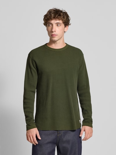 Levi's® Relaxed Fit Longsleeve mit Rundhalsausschnitt Dunkelgruen 4