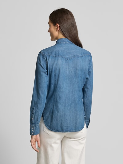 Polo Ralph Lauren Regular fit jeansblouse met klepzakken Jeansblauw - 5