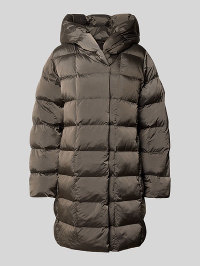 Calvin Klein Womenswear Schimmernder Steppmantel mit Kapuze Beige 2