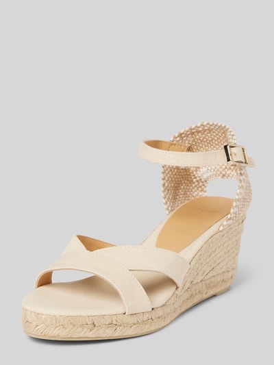 Castañer Sandalen met doornsluiting, model 'BRUNA' Offwhite - 1