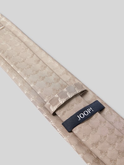 JOOP! Collection Seidenkrawatte mit Strukturmuster Beige 3