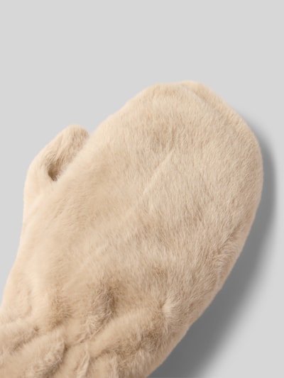 Soyaconcept Handschuhe aus Kunstfell Modell 'VENDLA' Sand 3